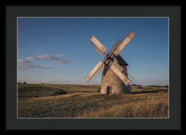 Traditional Windmill At Dusk