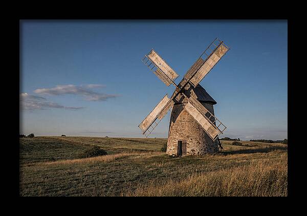 Traditional Windmill At Dusk