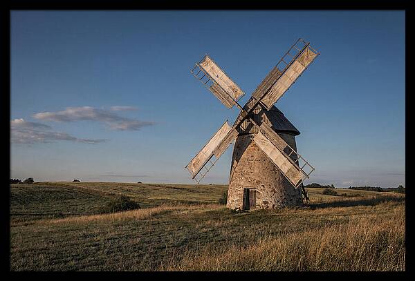 Traditional Windmill At Dusk