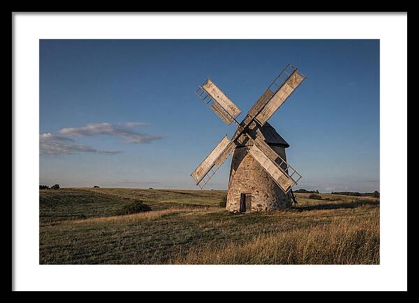 Traditional Windmill At Dusk