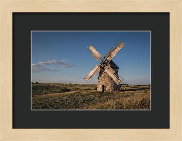 Traditional Windmill At Dusk