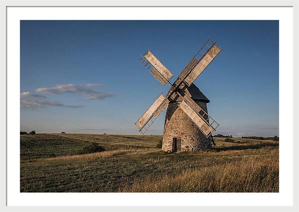 Traditional Windmill At Dusk