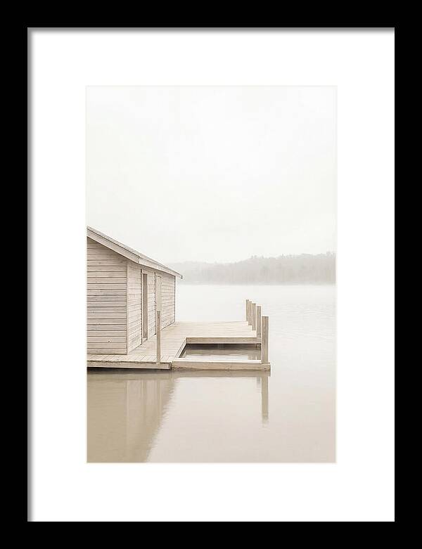 Traditional Wooden Boathouse Serenity