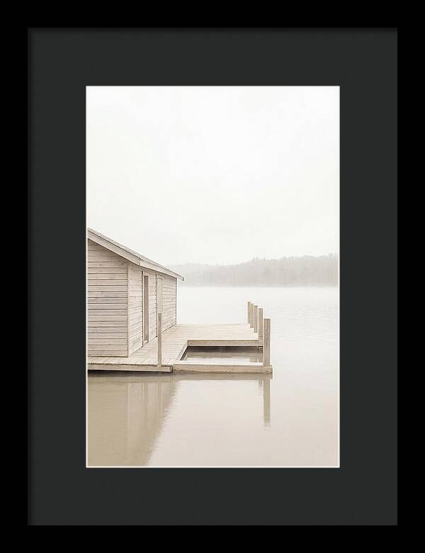 Traditional Wooden Boathouse Serenity