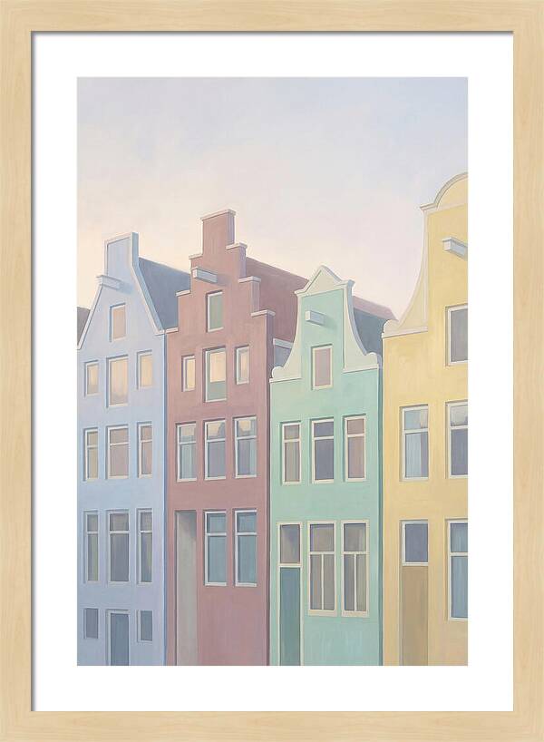 Traditional Wooden Canal Houses