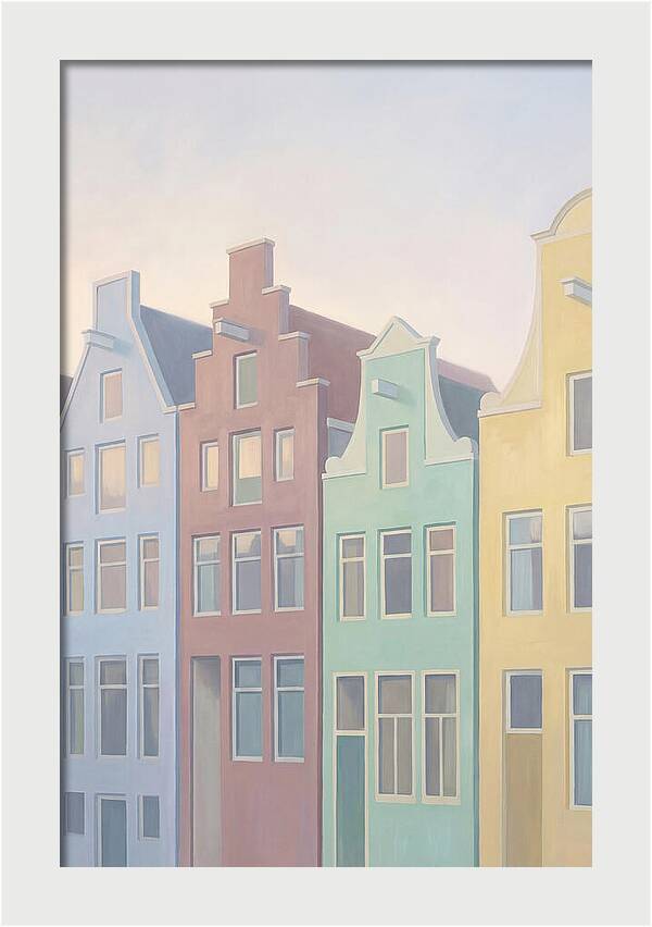Traditional Wooden Canal Houses