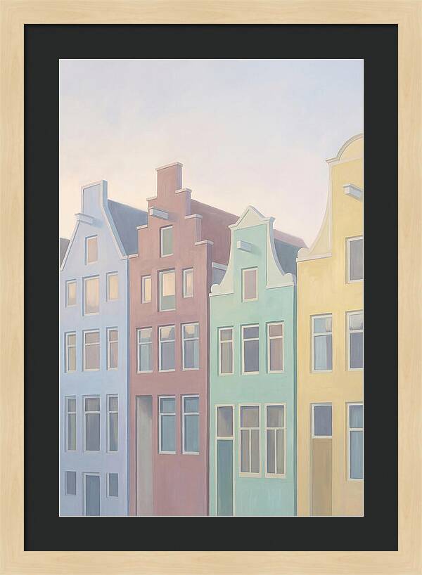 Traditional Wooden Canal Houses