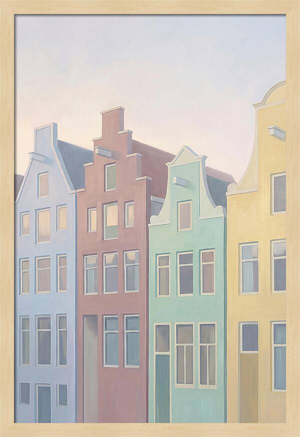 Traditional Wooden Canal Houses