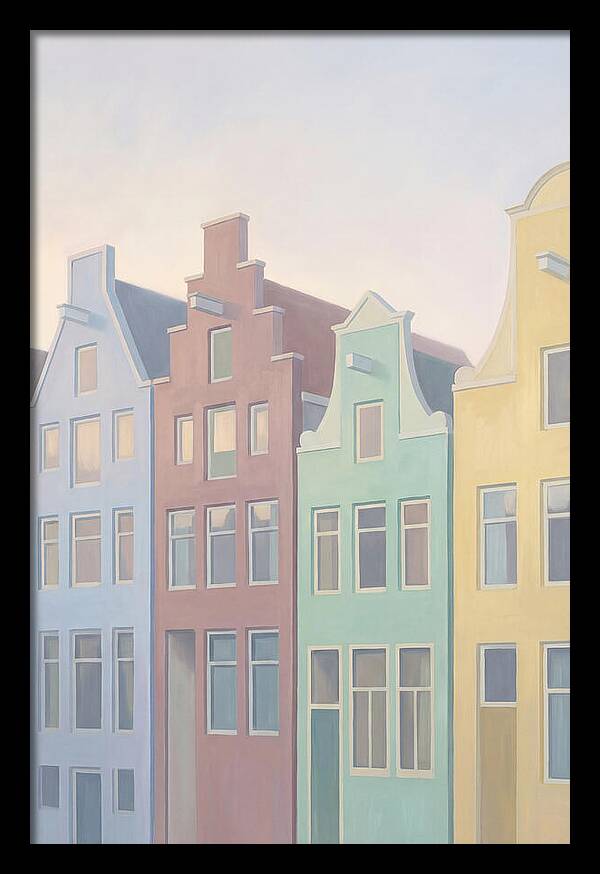 Traditional Wooden Canal Houses