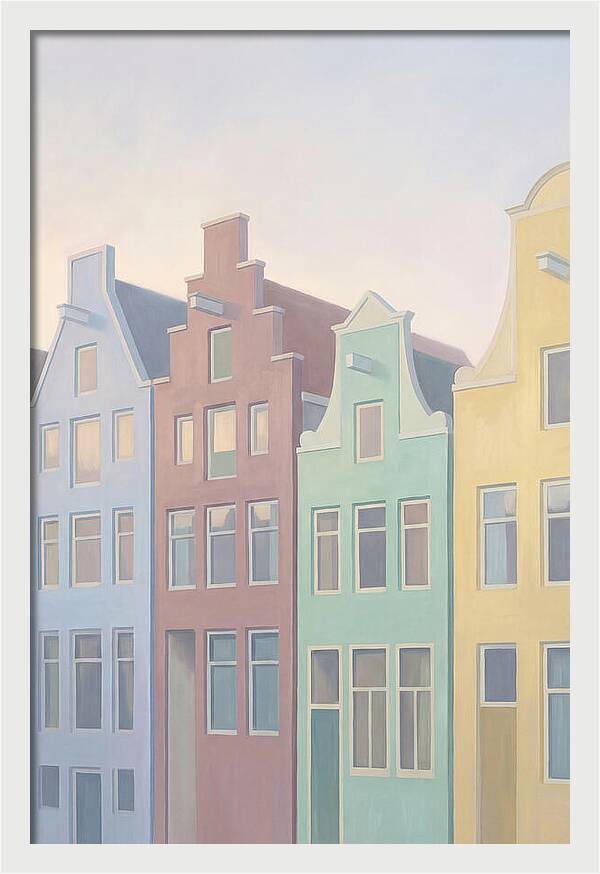 Traditional Wooden Canal Houses