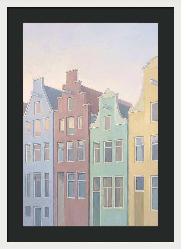 Traditional Wooden Canal Houses