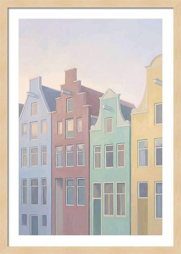 Traditional Wooden Canal Houses