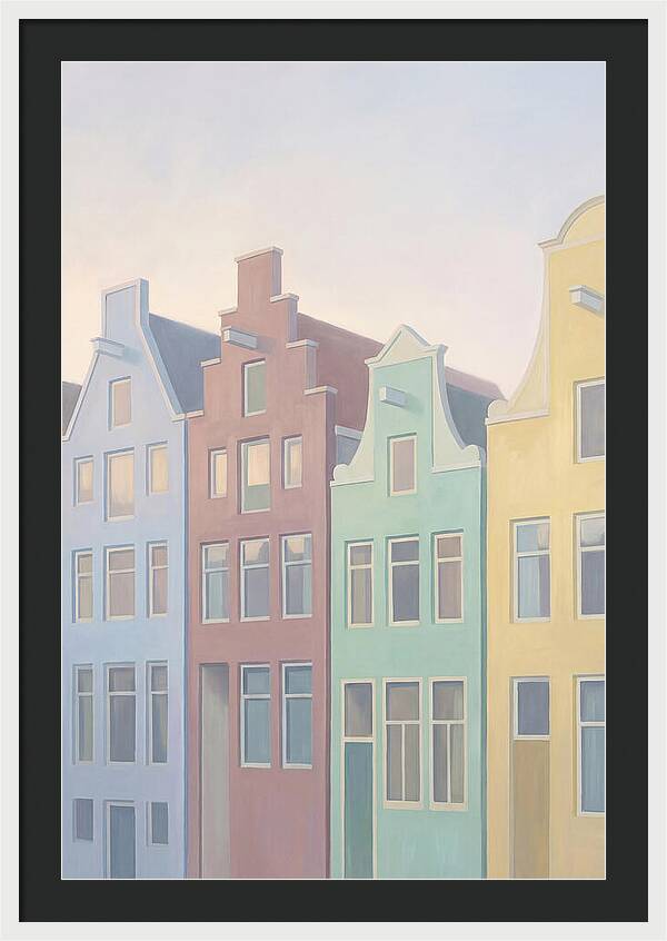 Traditional Wooden Canal Houses