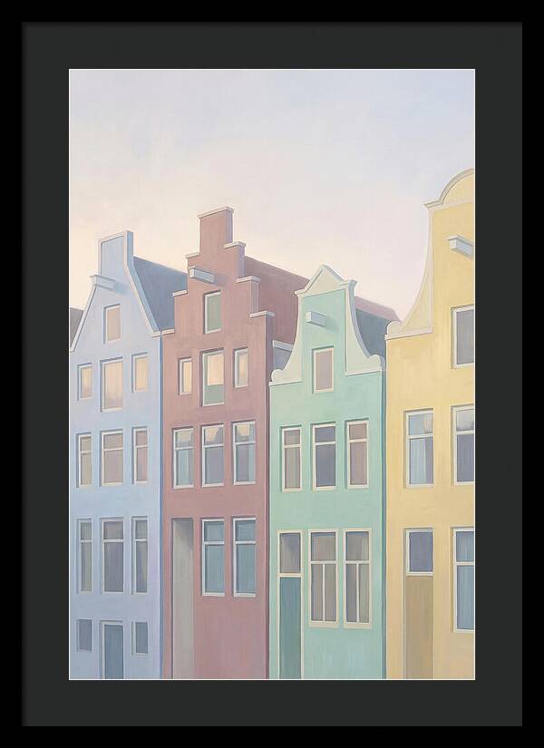Traditional Wooden Canal Houses