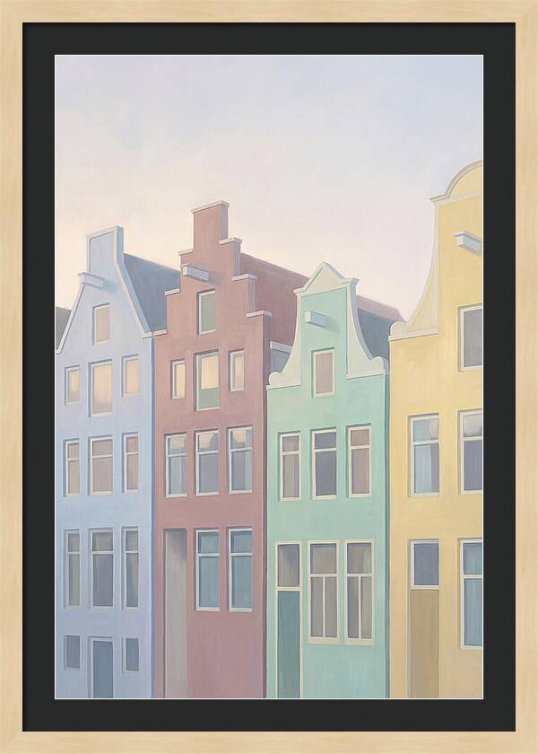 Traditional Wooden Canal Houses
