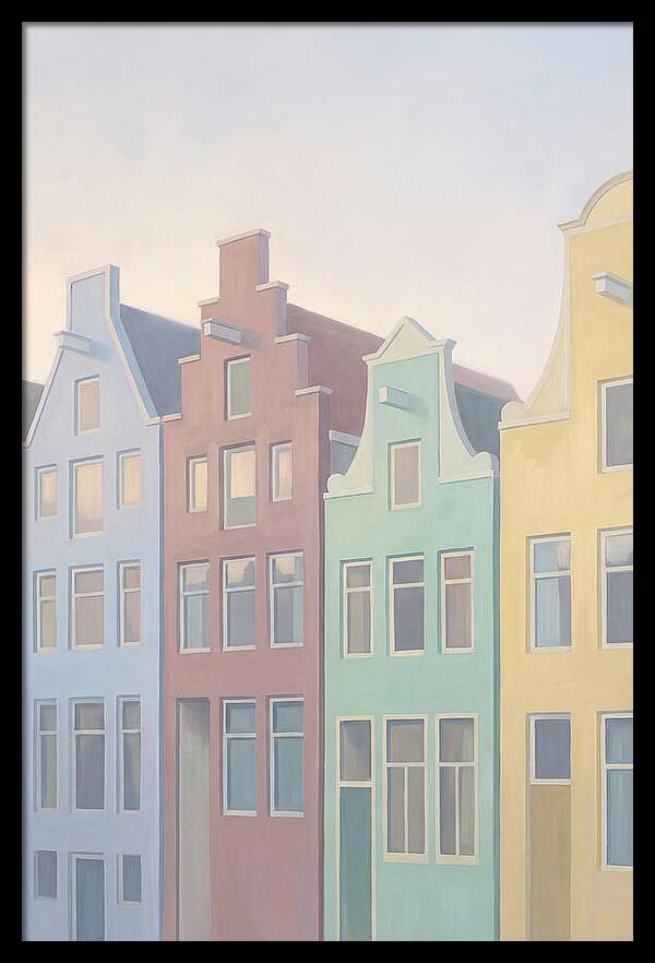 Traditional Wooden Canal Houses