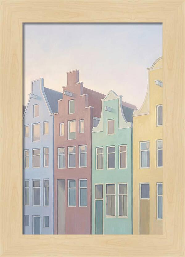 Traditional Wooden Canal Houses