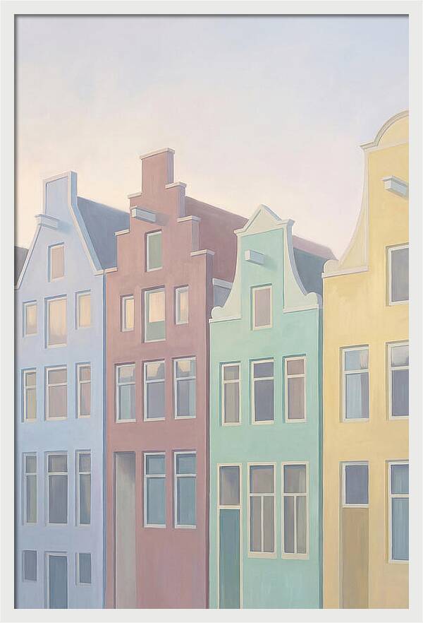 Traditional Wooden Canal Houses