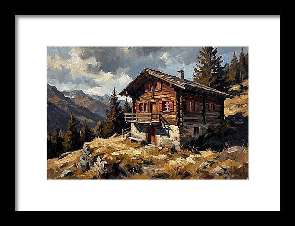 Traditional Wooden Chalet In Nature
