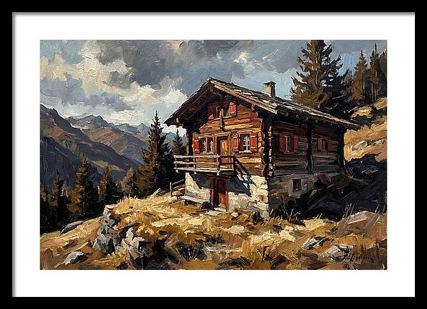 Traditional Wooden Chalet In Nature