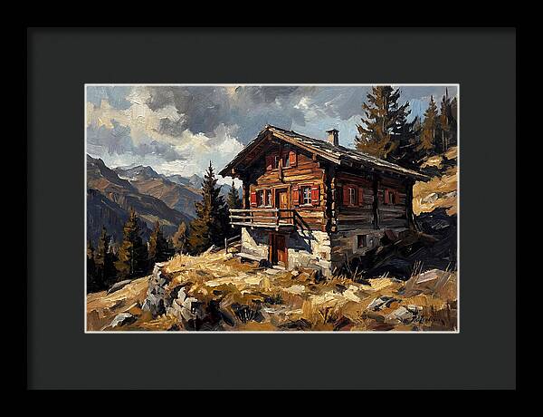 Traditional Wooden Chalet In Nature