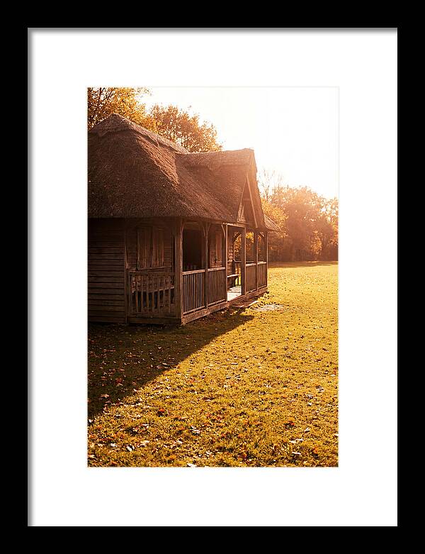Traditional Wooden Cricket Pavilion