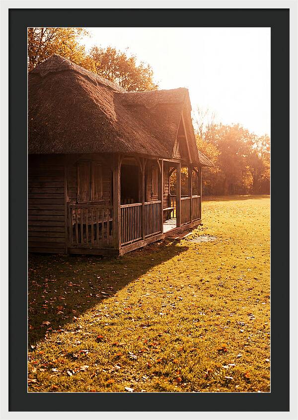 Traditional Wooden Cricket Pavilion