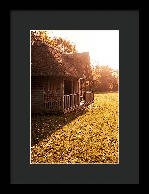 Traditional Wooden Cricket Pavilion