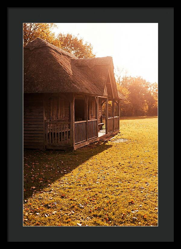 Traditional Wooden Cricket Pavilion