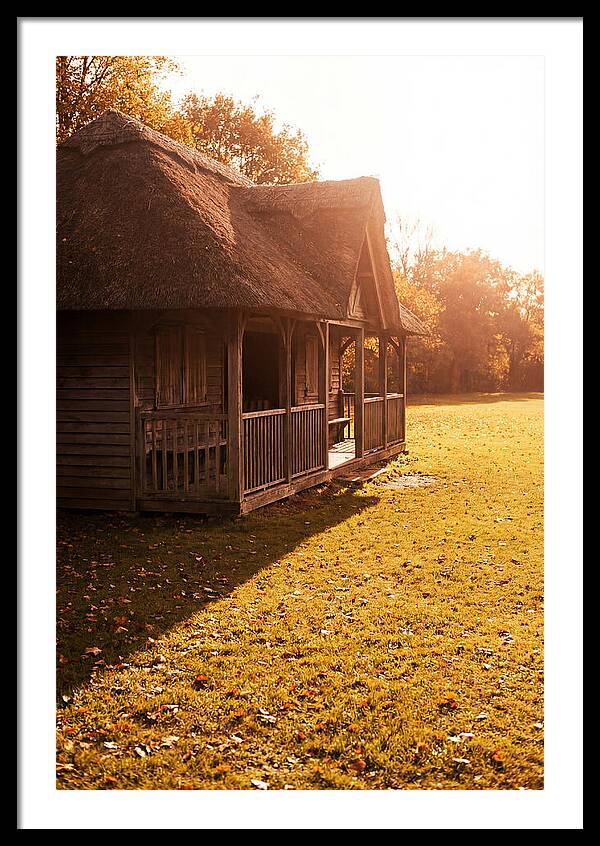Traditional Wooden Cricket Pavilion