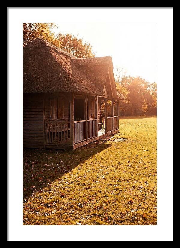 Traditional Wooden Cricket Pavilion
