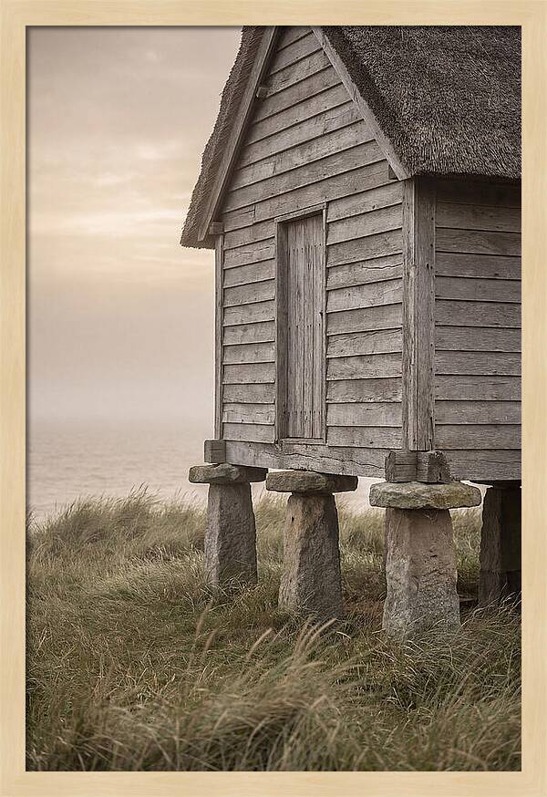 Traditional Wooden Grain Store