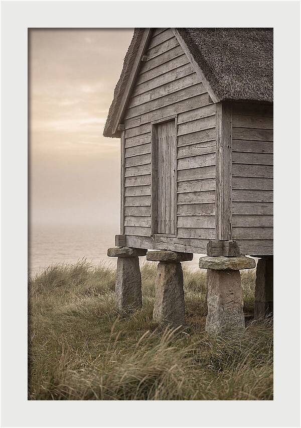 Traditional Wooden Grain Store