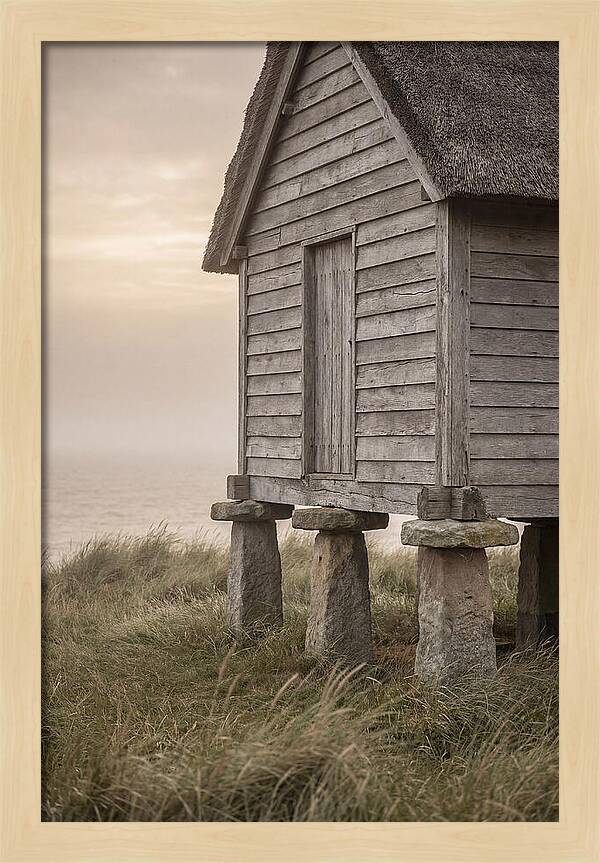 Traditional Wooden Grain Store