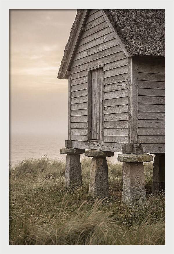 Traditional Wooden Grain Store