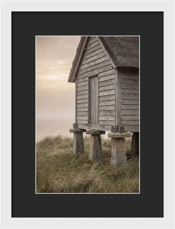 Traditional Wooden Grain Store