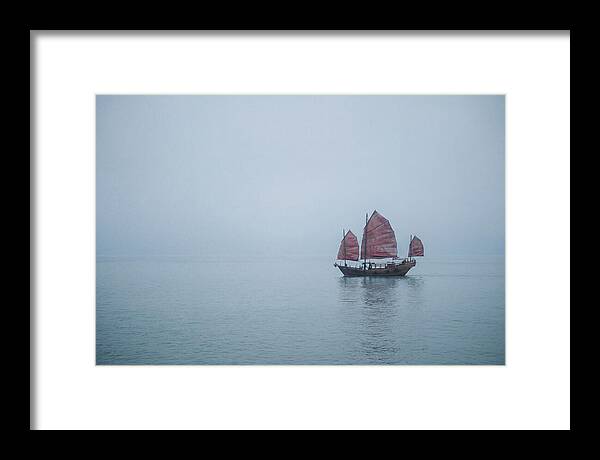 Traditional Wooden Junk Boat