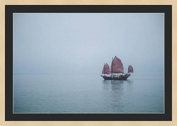 Traditional Wooden Junk Boat