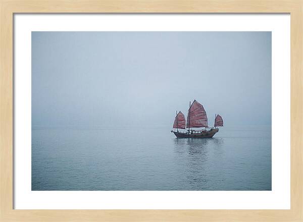 Traditional Wooden Junk Boat