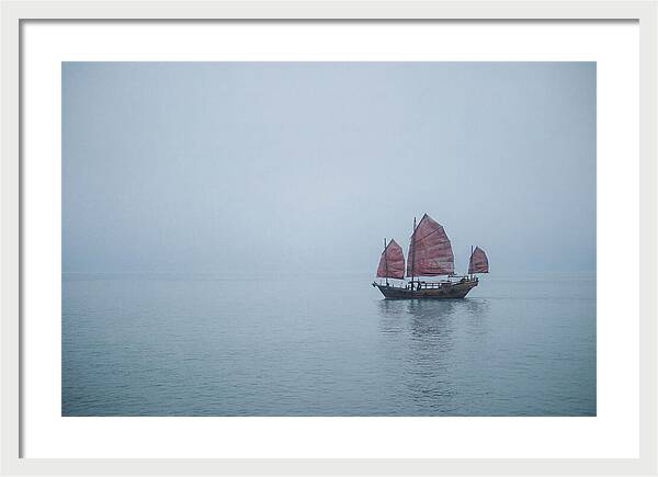 Traditional Wooden Junk Boat