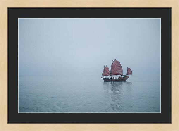 Traditional Wooden Junk Boat