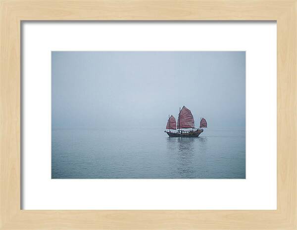 Traditional Wooden Junk Boat