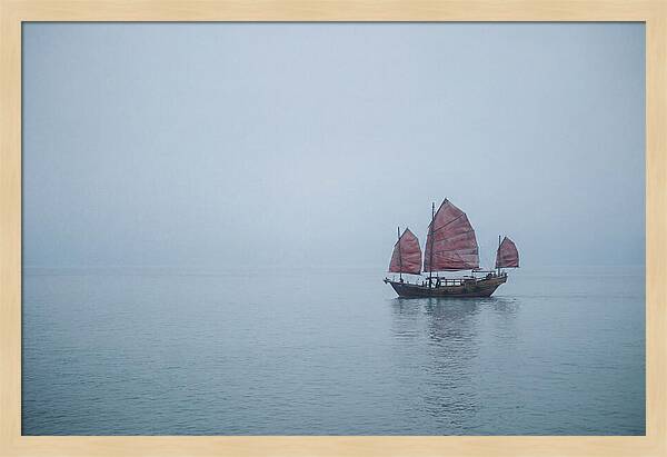 Traditional Wooden Junk Boat