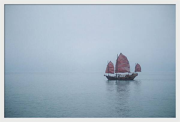 Traditional Wooden Junk Boat