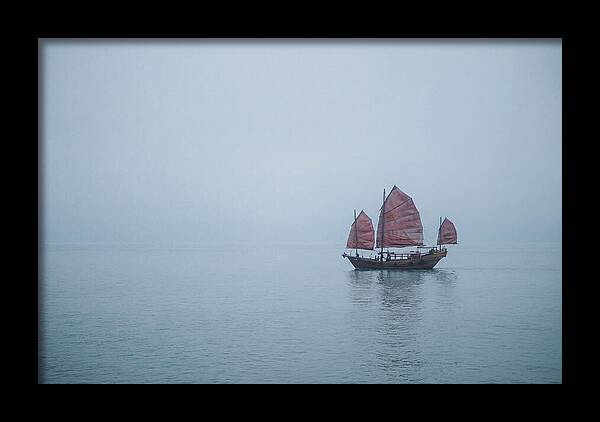 Traditional Wooden Junk Boat