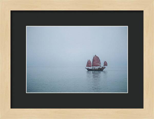 Traditional Wooden Junk Boat