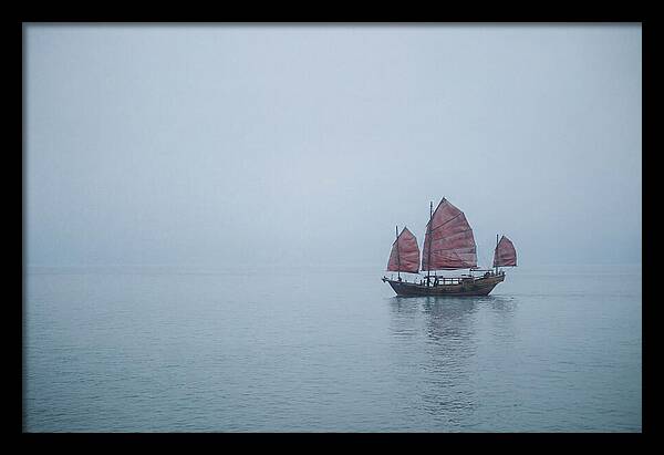 Traditional Wooden Junk Boat