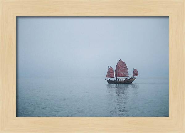 Traditional Wooden Junk Boat
