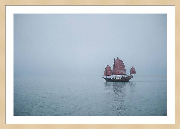Traditional Wooden Junk Boat
