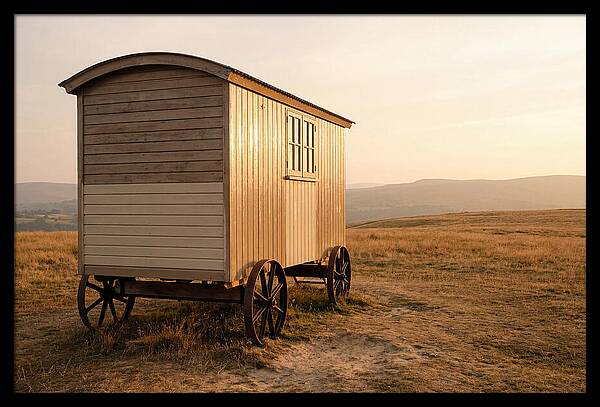 Traditional Wooden Shepherd Hut